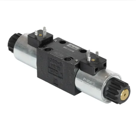 A high-quality CETOP valve with electrical spools for precise control in hydraulic systems